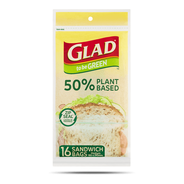 Glad to be Green® Plant Based Reseal Bag – Sandwich